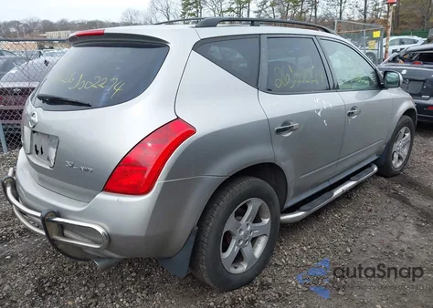 2005 Nissan Murano Sl from USA, damaged, VIN JN8AZ08W15W435816